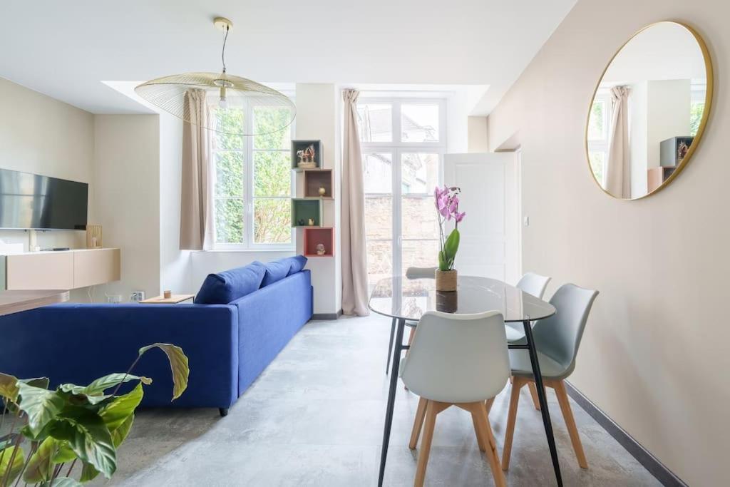 Appartement Lumineux Avec Cour ショーモン エクステリア 写真